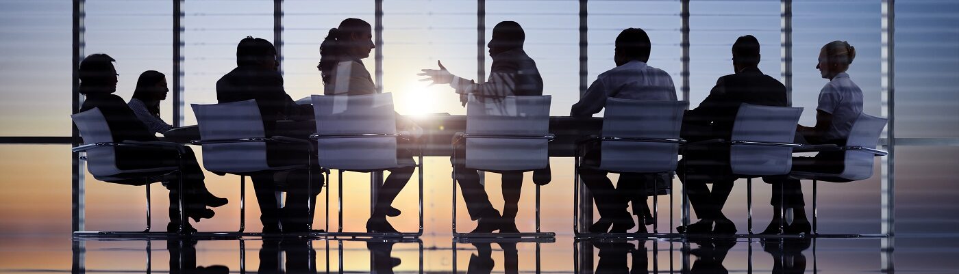 people sitting around table